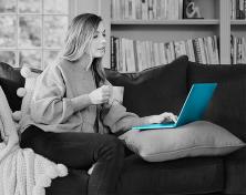 Woman on laptop